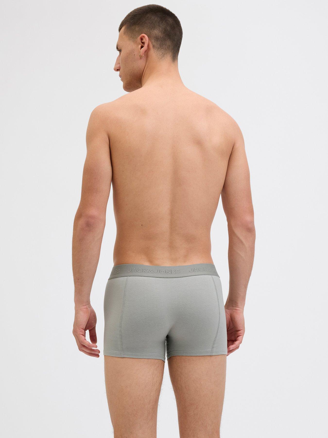 Image 3 of 7 of Jack & Jones 3 Pack Tonal Trunks - Black