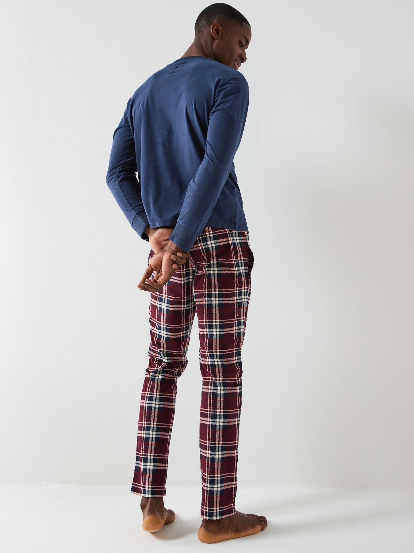 jack-jones-solid-loungewear-top-and-bottom-set-navystillFront