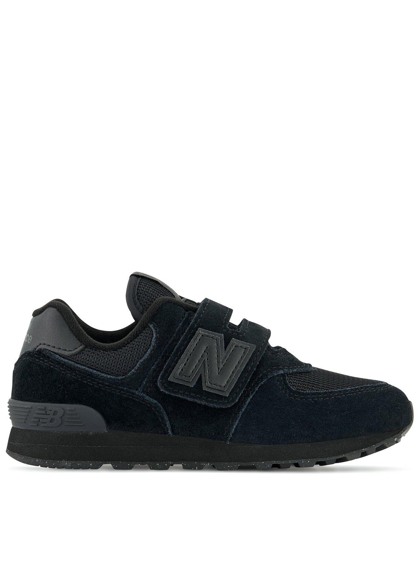 new-balance-pre-boys-574-trainers-blackblackfront