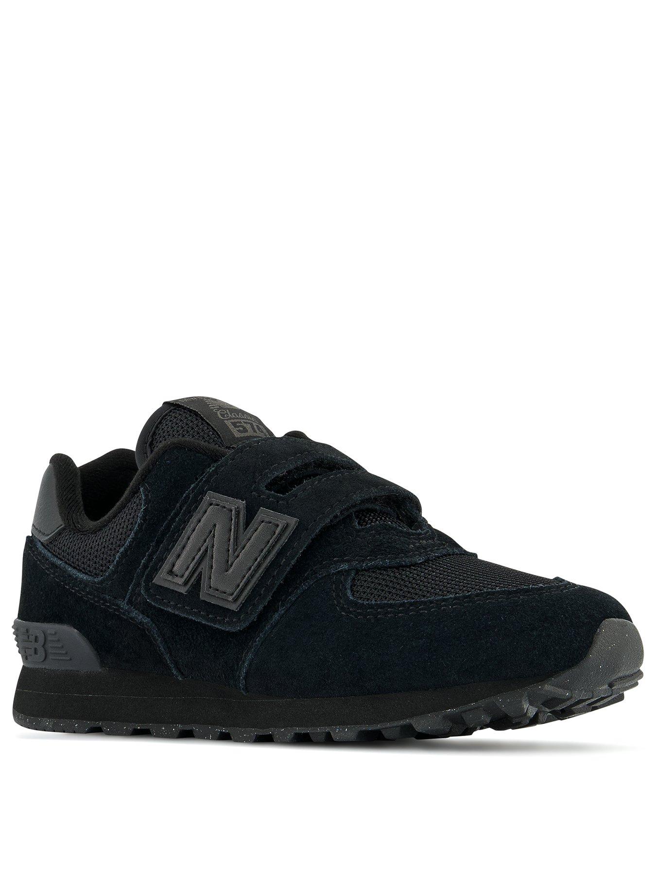 new-balance-pre-boys-574-trainers-blackblackstillFront