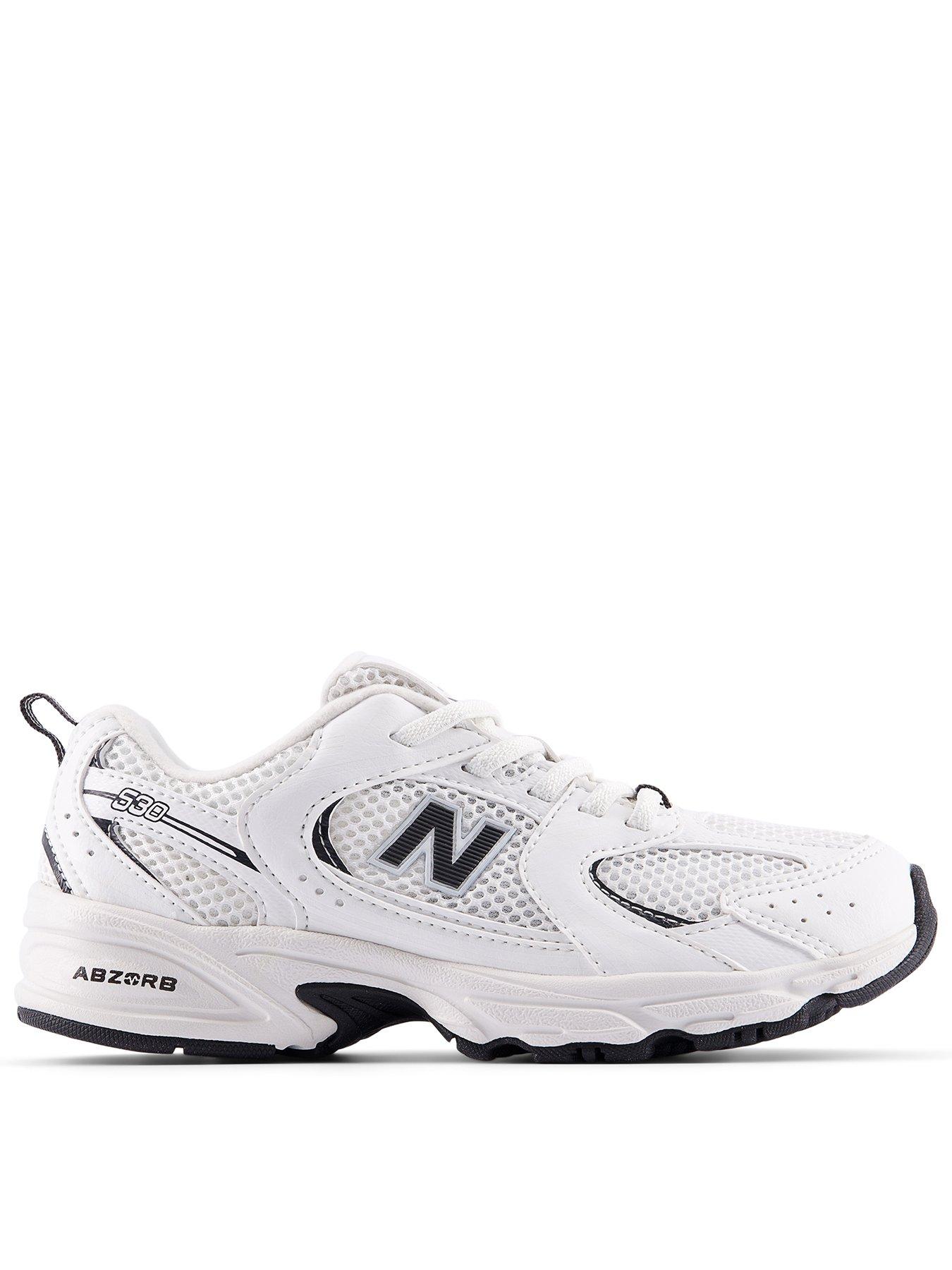 New Balance Kid's 530 Trainers - White/black