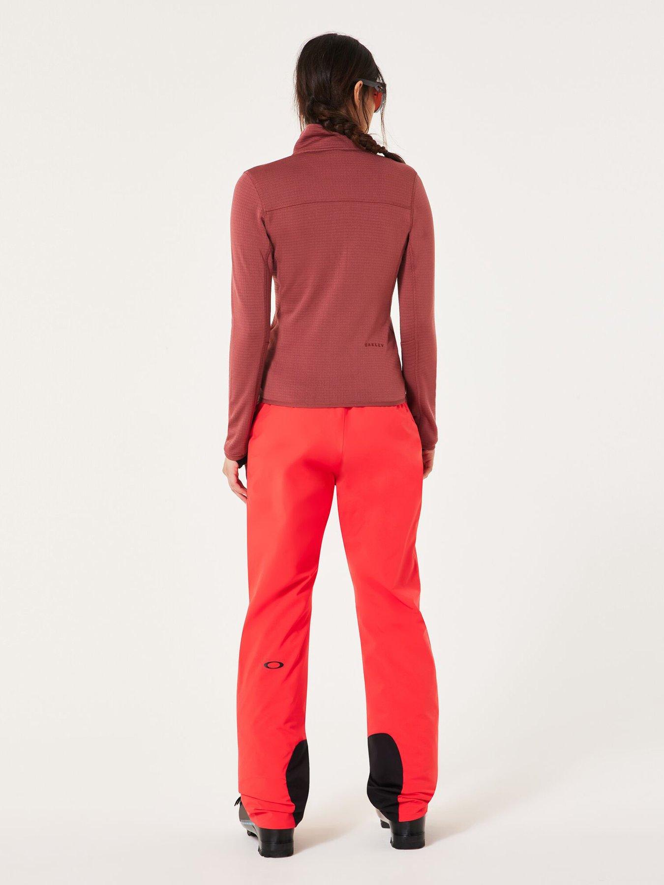 oakley-womens-canopy-insulated-ski-pant-redstillFront
