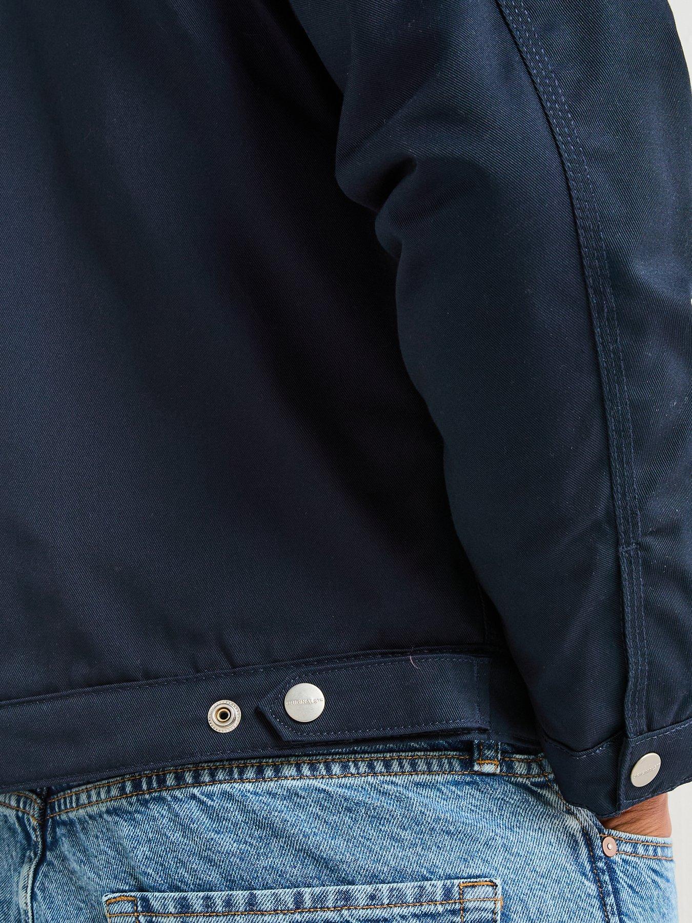 Image 6 of 6 of Jack & Jones Norrebro Worker Harrington - Navy