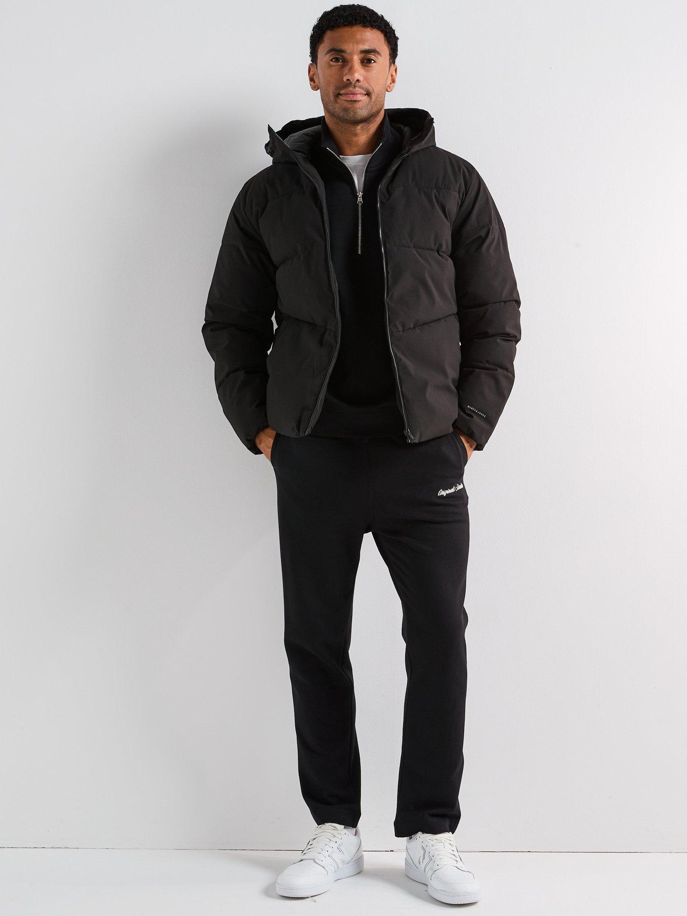Image 3 of 6 of Jack & Jones Mid Length Padded Jacket - Black