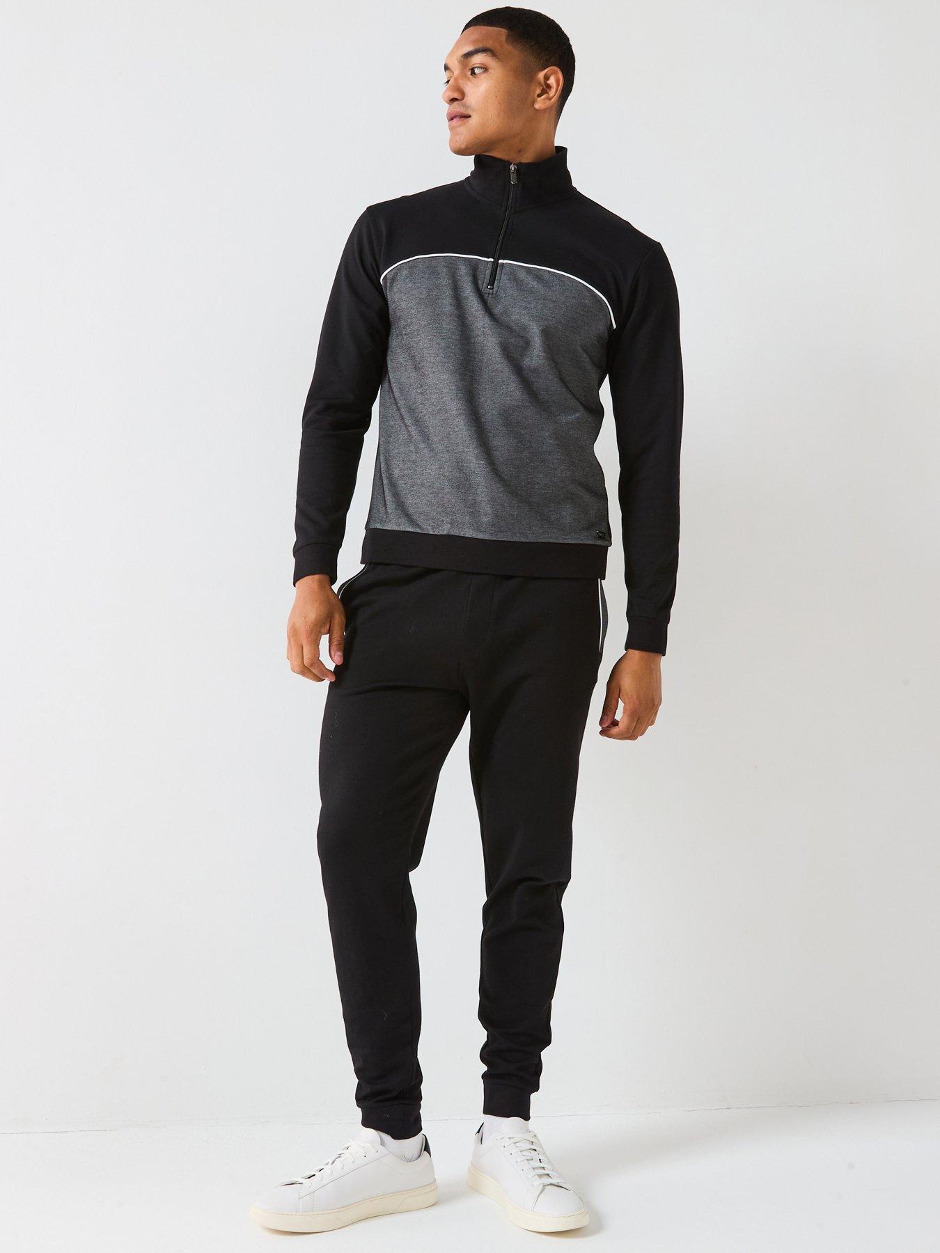 boss-contrast-panel-tracksuit-black