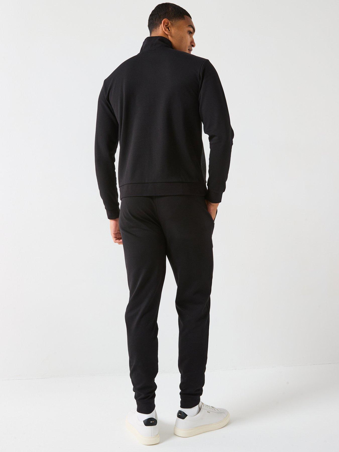 Image 2 of 6 of BOSS Contrast Panel Tracksuit - Black