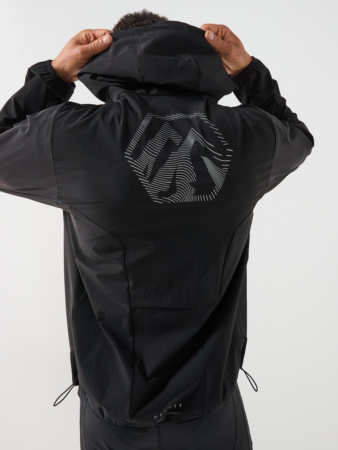 cruyff-essential-peak-jacketnbsp--blackstillFront