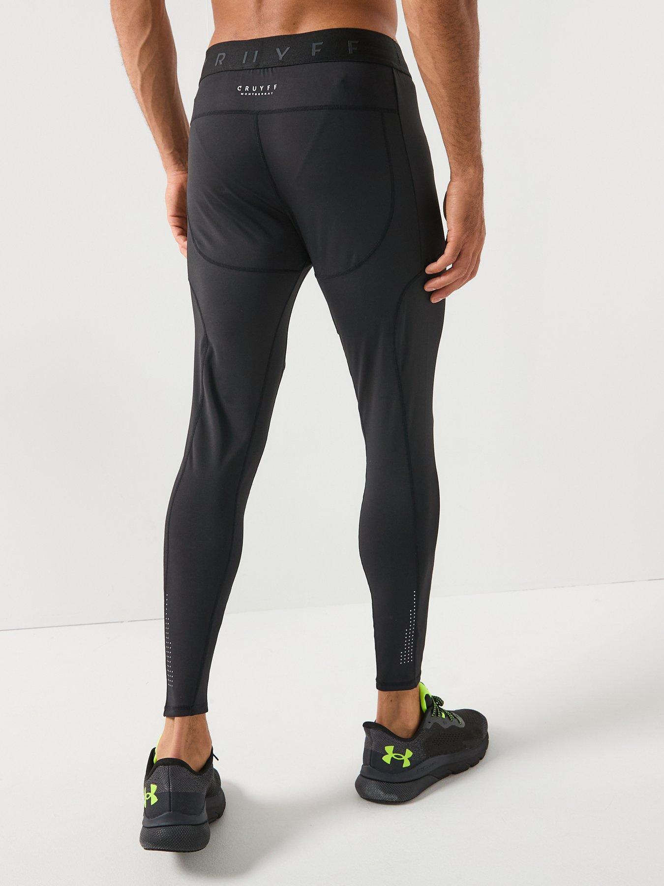 cruyff-essential-peak-tight-trousersnbsp--blackstillFront