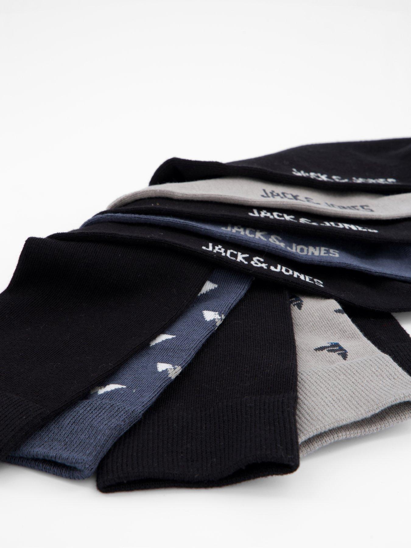 Image 2 of 3 of Jack & Jones Tate 5 Pack Ankle Socks - Multi