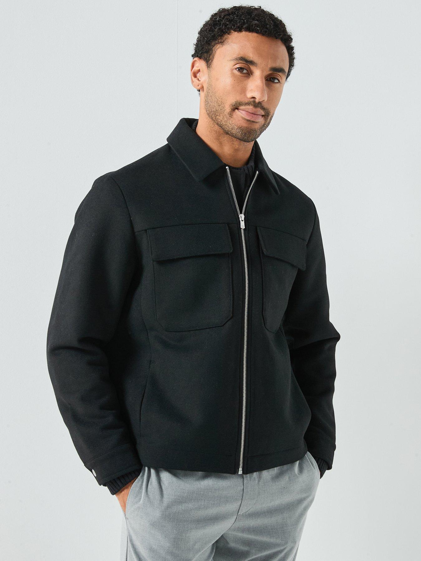 Jack & Jones Russel Wool Blend - Black