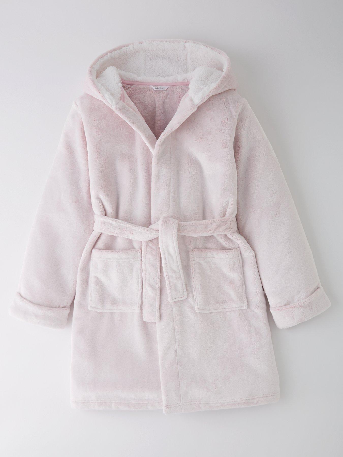 The Very Collection Girls Premium Robe - Pink
