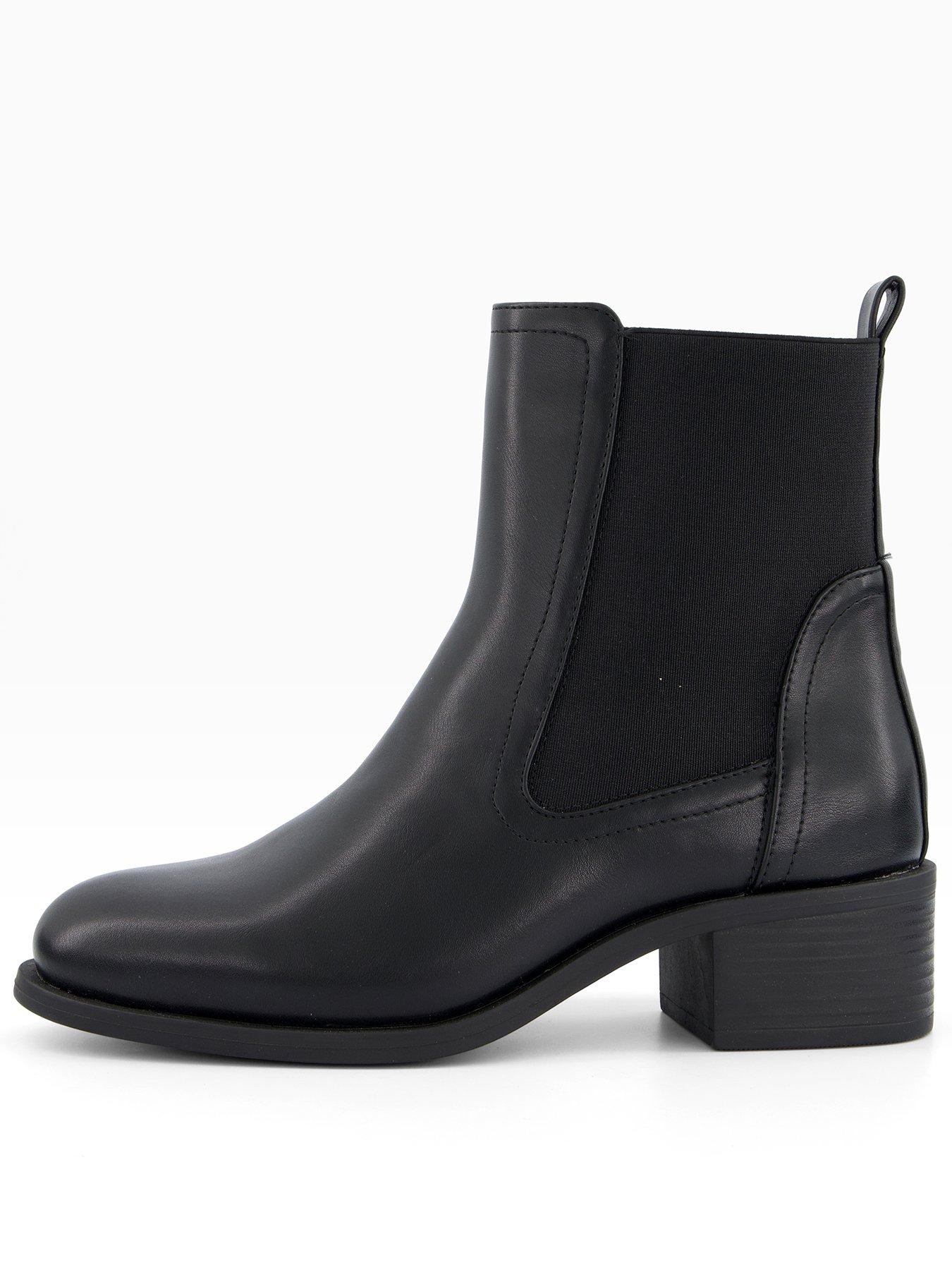 The Very Collection Extra Wide Fit Ankle Boot - Black