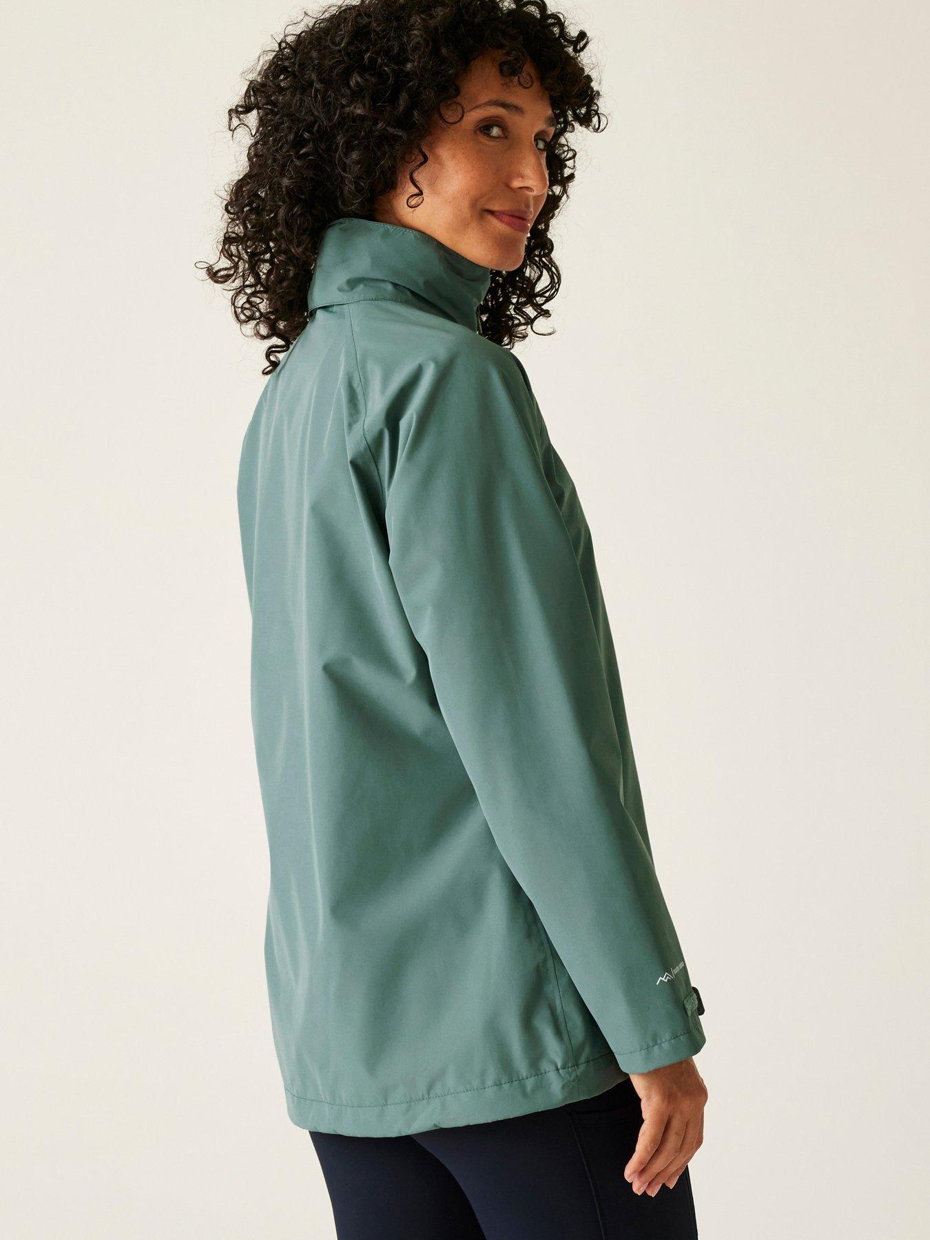 regatta-womens-dayshall-waterproof-shell-jacket-greenstillFront