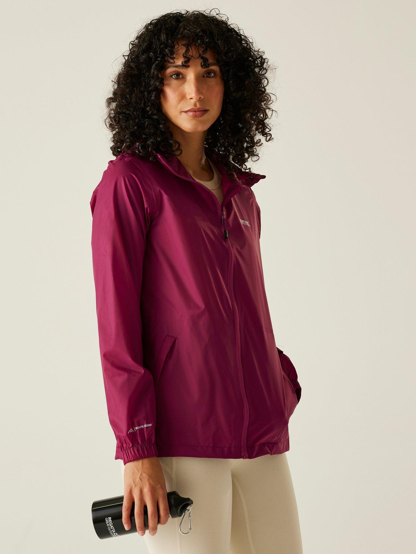 Regatta Womens Pack It Iii Waterproof Shell Jacket - Purple
