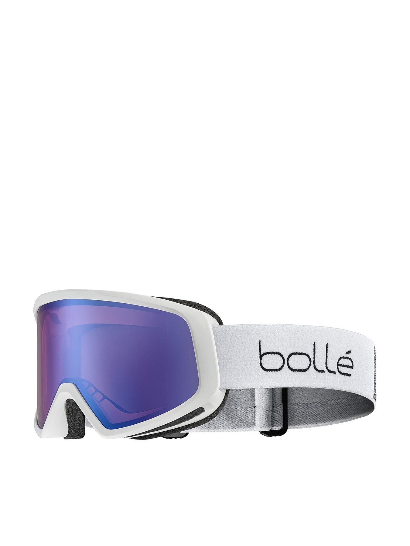 Bolle Adults Unisex Bedrock Plus Ski Goggles - White Matte