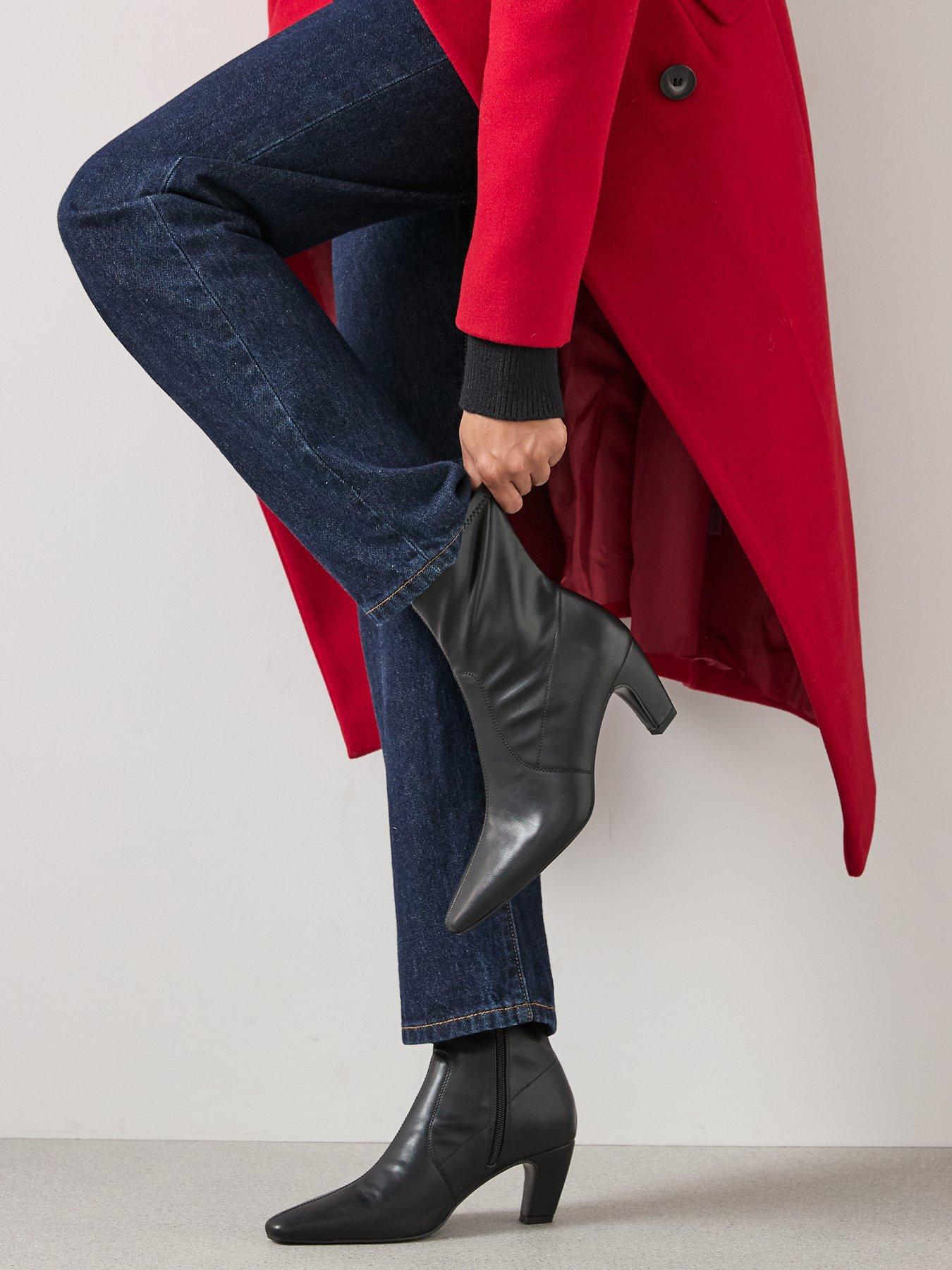 The Very Collection Sock Boot - Black