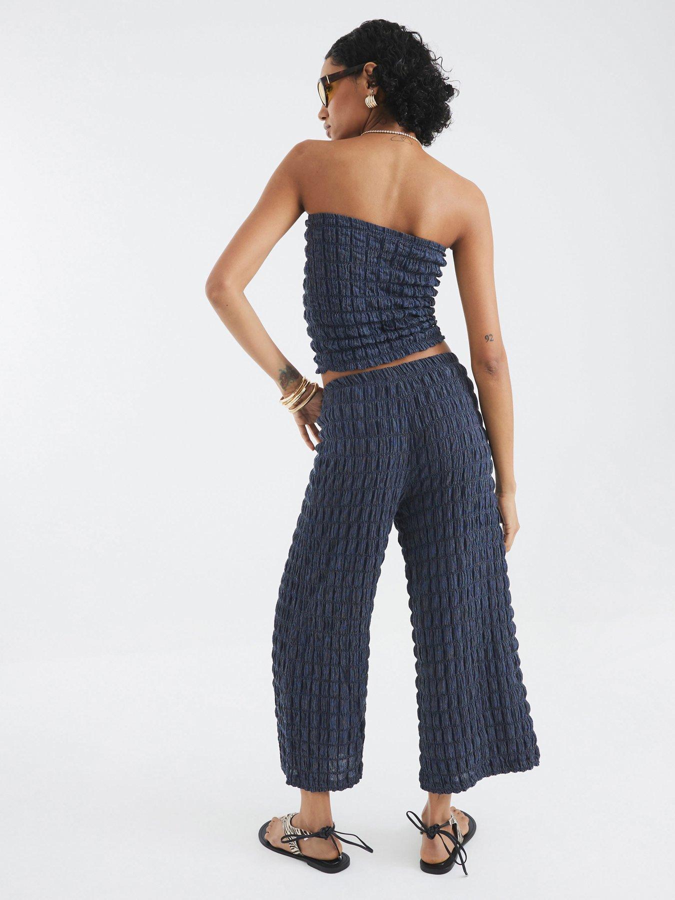 river-island-textured-bandeau-bluestillFront