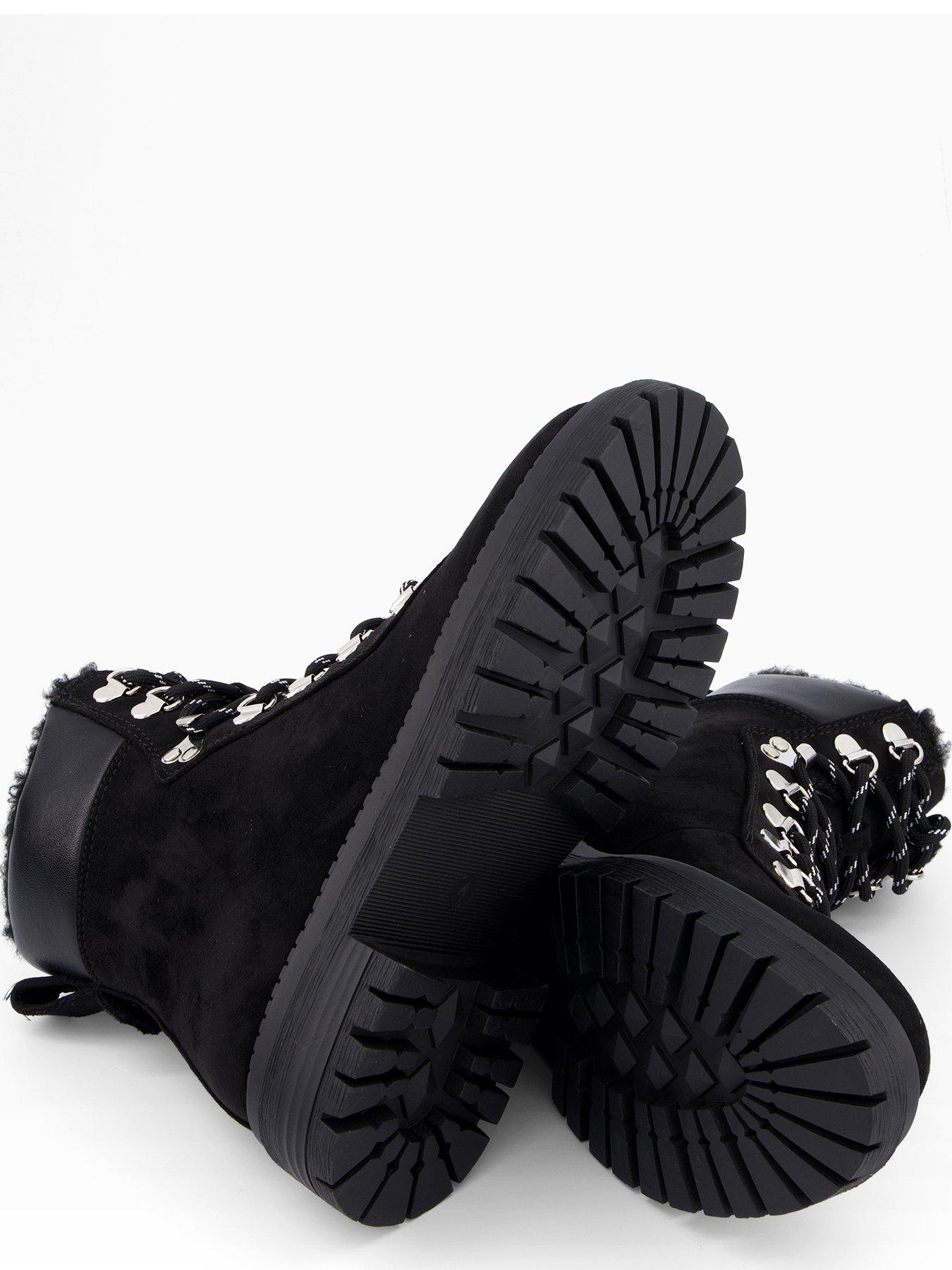 Image 5 of 7 of The Very Collection Wide Fit Hiker Boot - Black