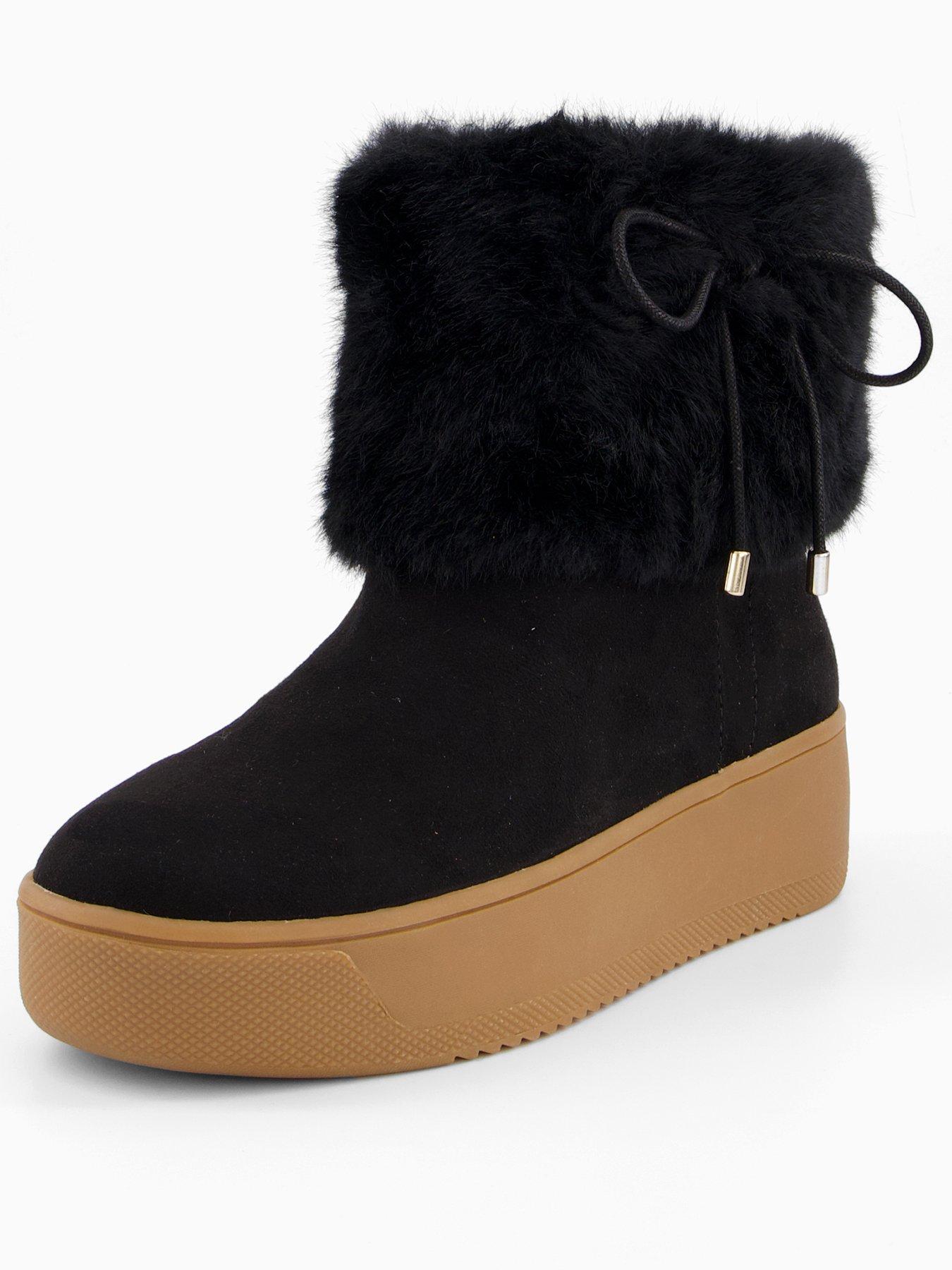 the-very-collection-fux-fur-trainer-ankle-boot-blackback