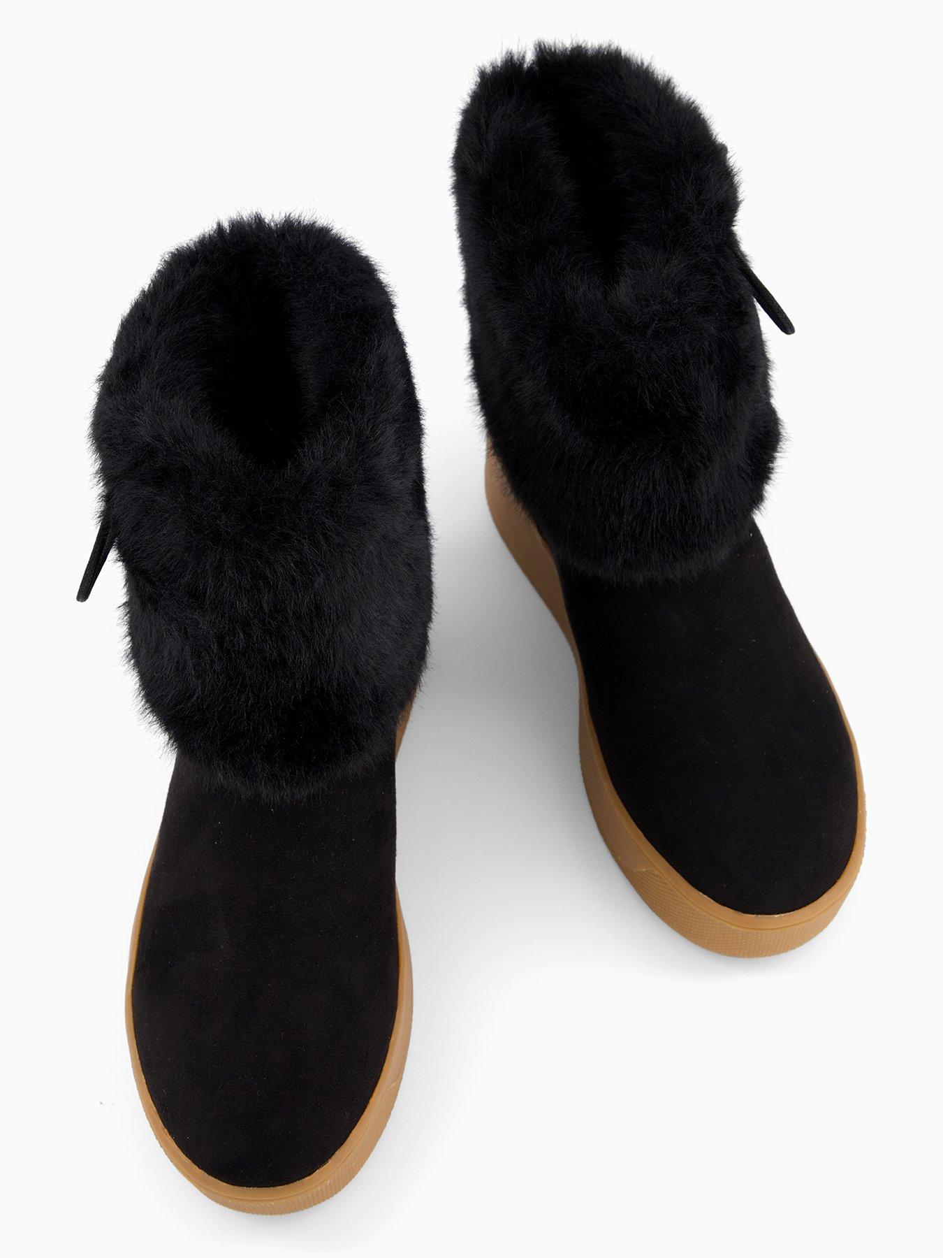 the-very-collection-fux-fur-trainer-ankle-boot-blackdetail