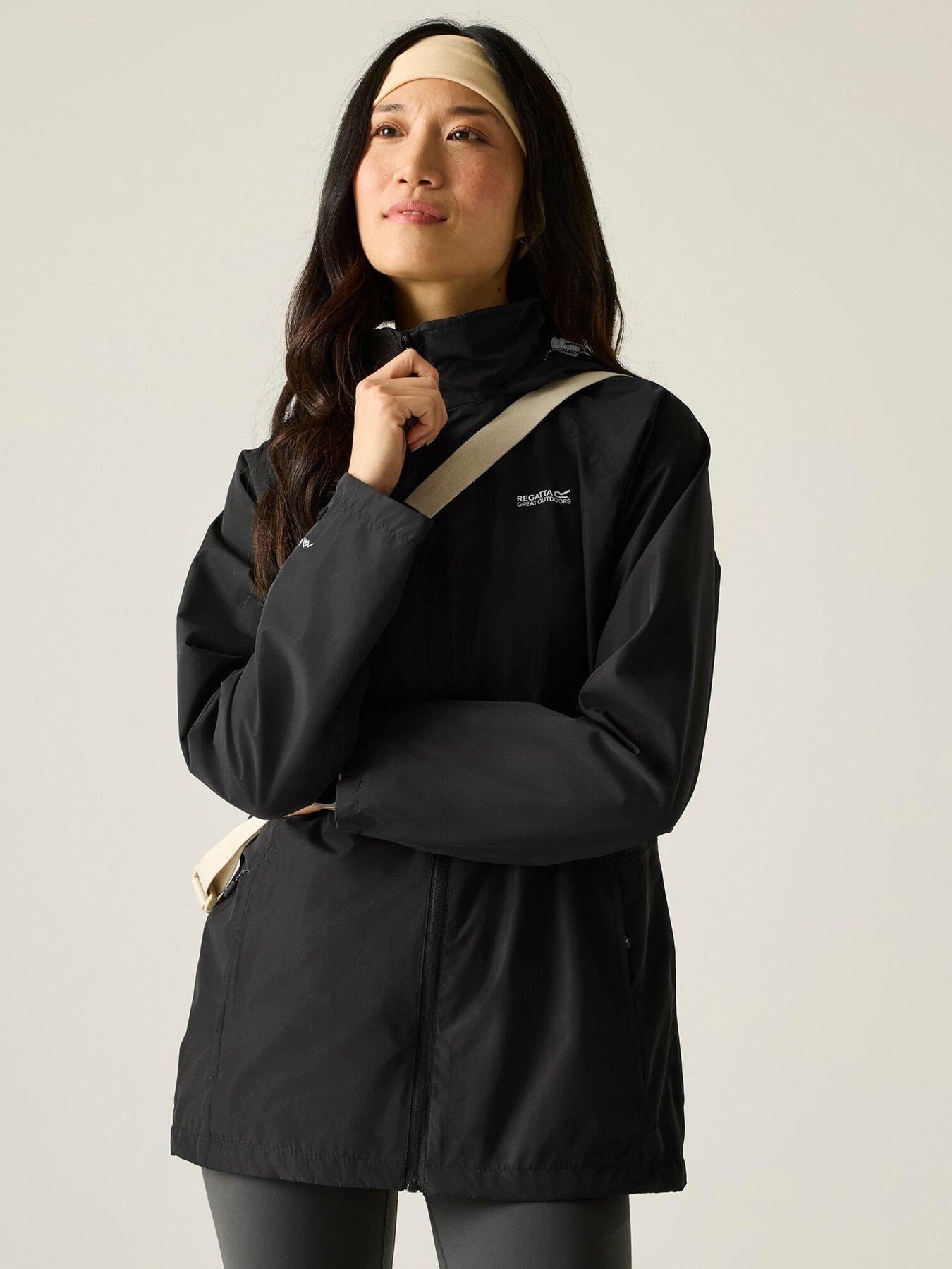 Image 1 of 6 of Regatta Womens Dayshall Waterproof Shell Jacket - Black
