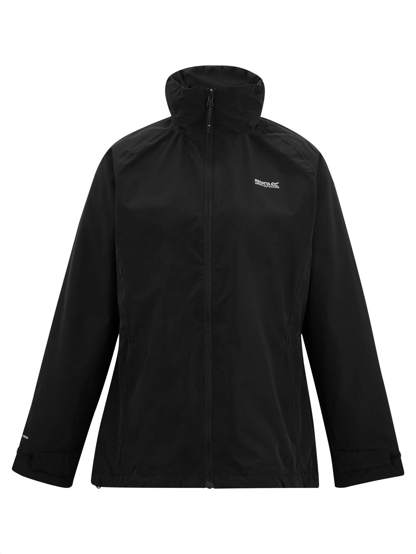 Image 5 of 6 of Regatta Womens Dayshall Waterproof Shell Jacket - Black