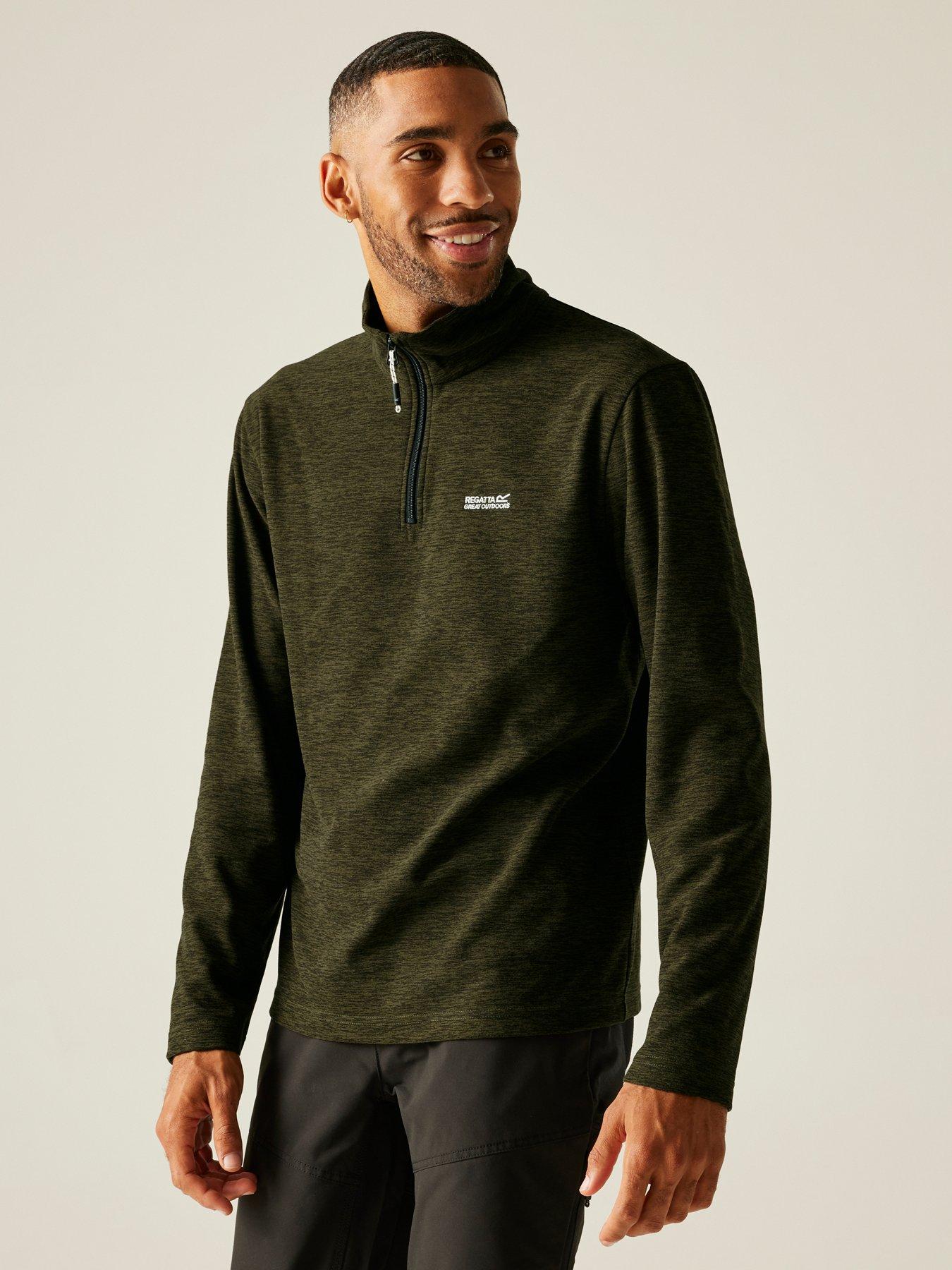 Regatta Mens Thomspon Marl Fleece - Green