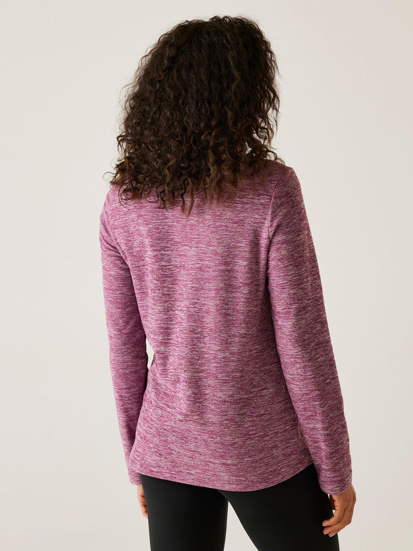 regatta-womens-sweethart-marl-fleece-purplestillFront