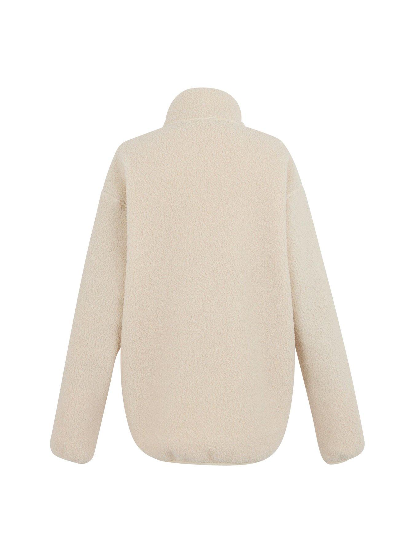 Image 6 of 6 of Regatta Womens Frankie Borg 1/2 Zip Fleece - Cream