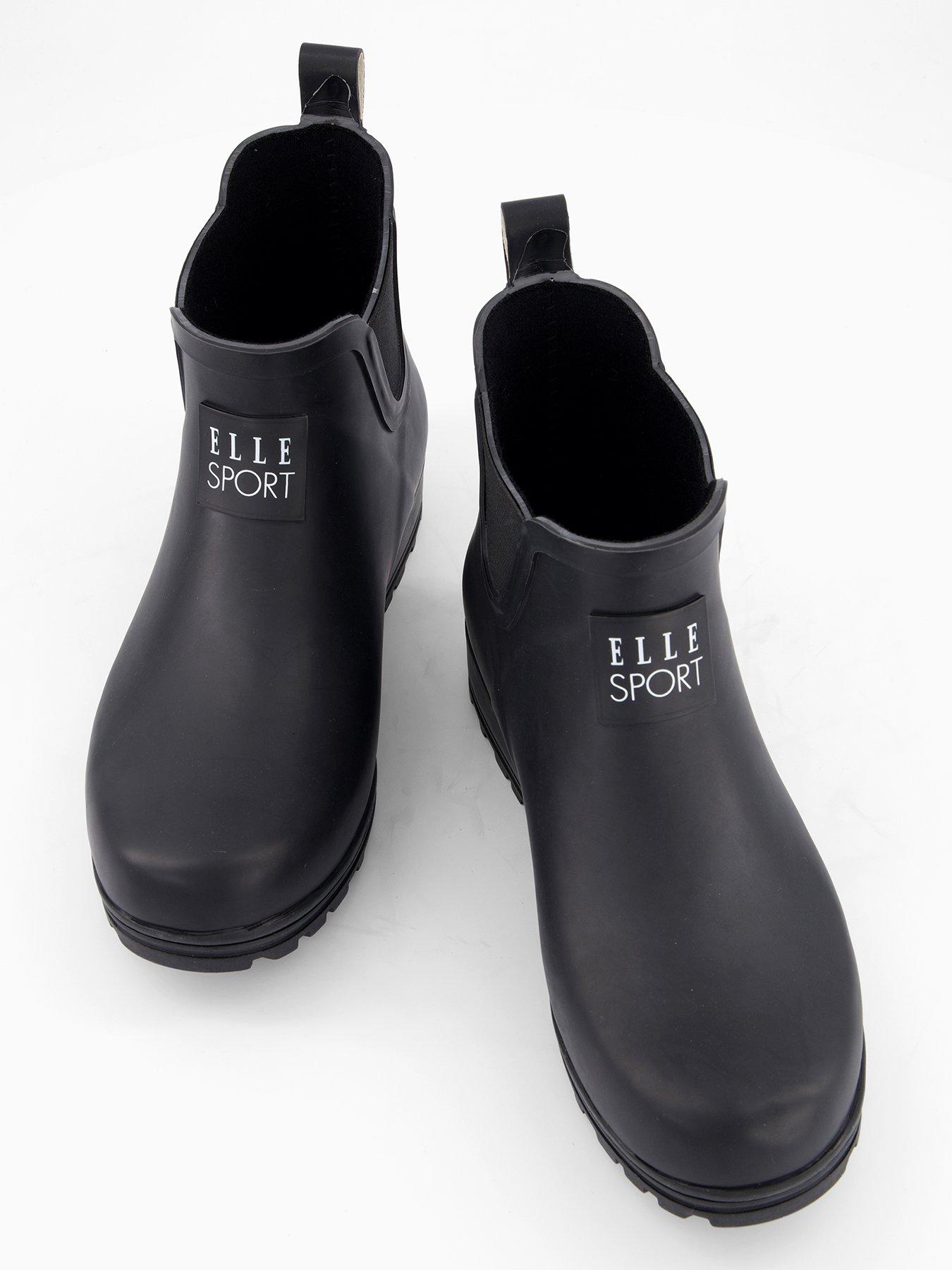 elle-sport-wedge-ankle-wellington-boot-blackdetail