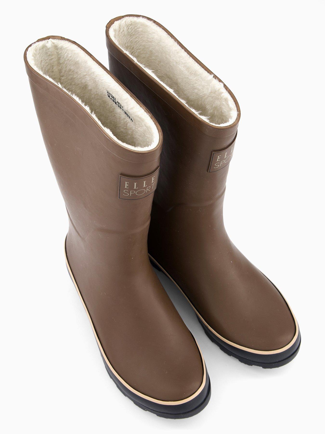 elle-sport-wellington-boot-with-warm-lining-nbspchocolatedetail