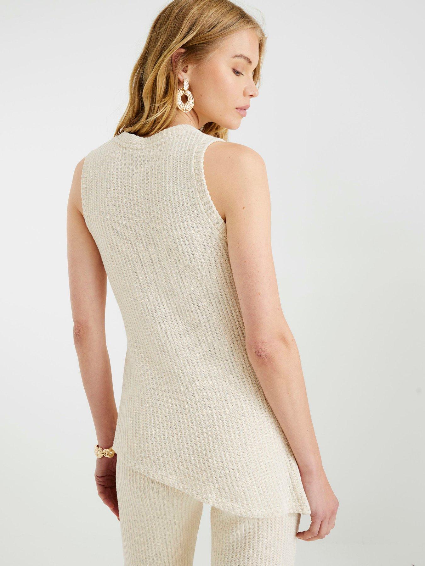 river-island-texture-shell-trim-tunic-creamstillFront