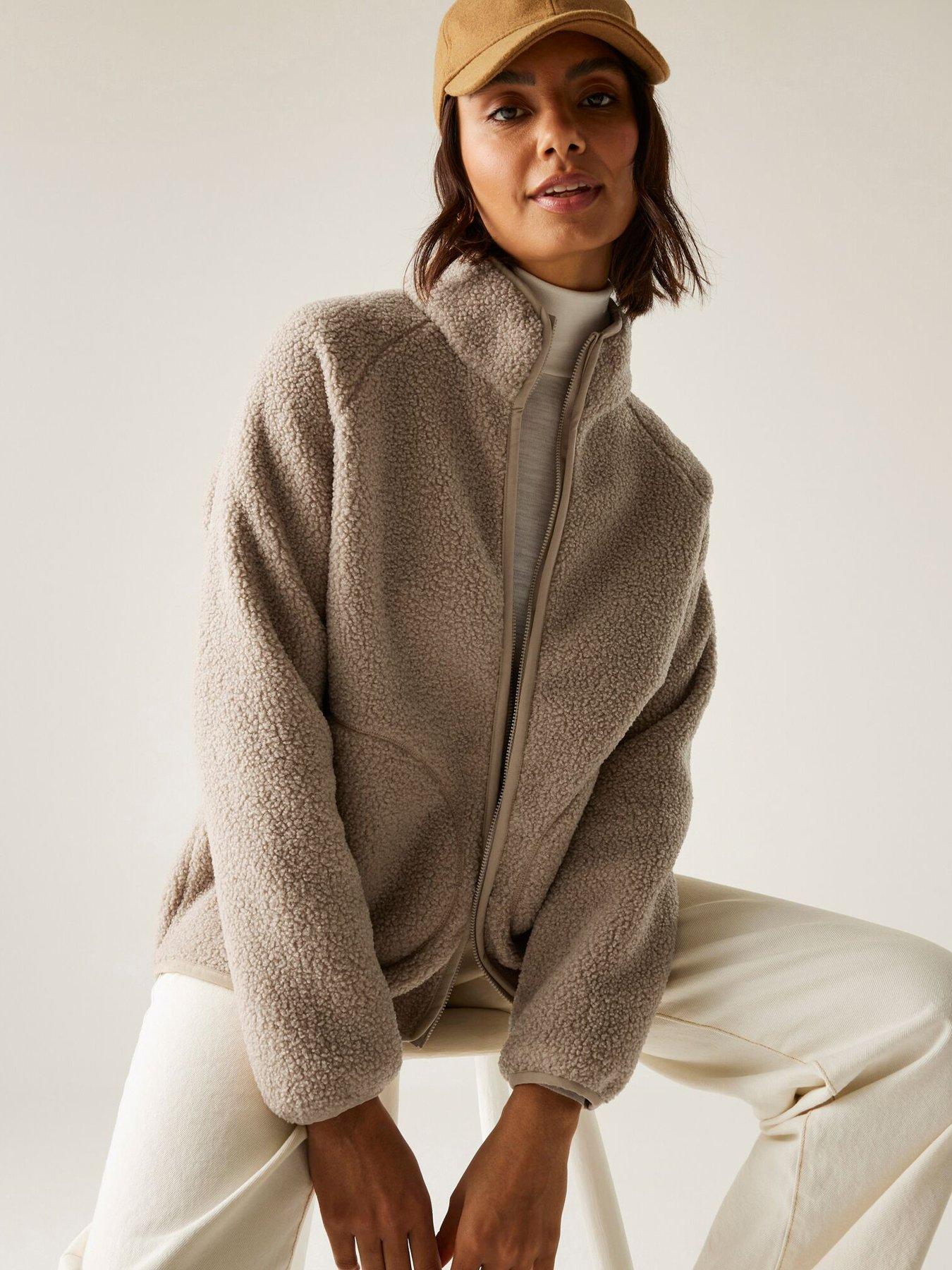 Regatta Womens Frankie Borg Full Zip Fleece - Brown