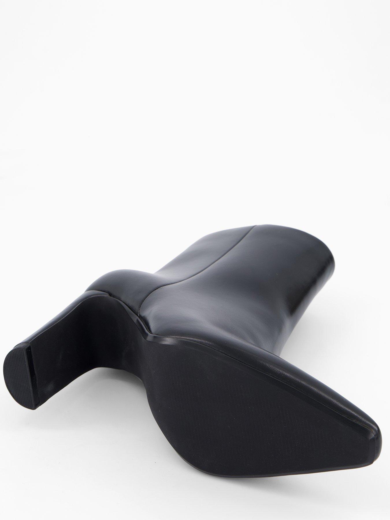 Image 4 of 6 of The Very Collection Heeled Boots - Black