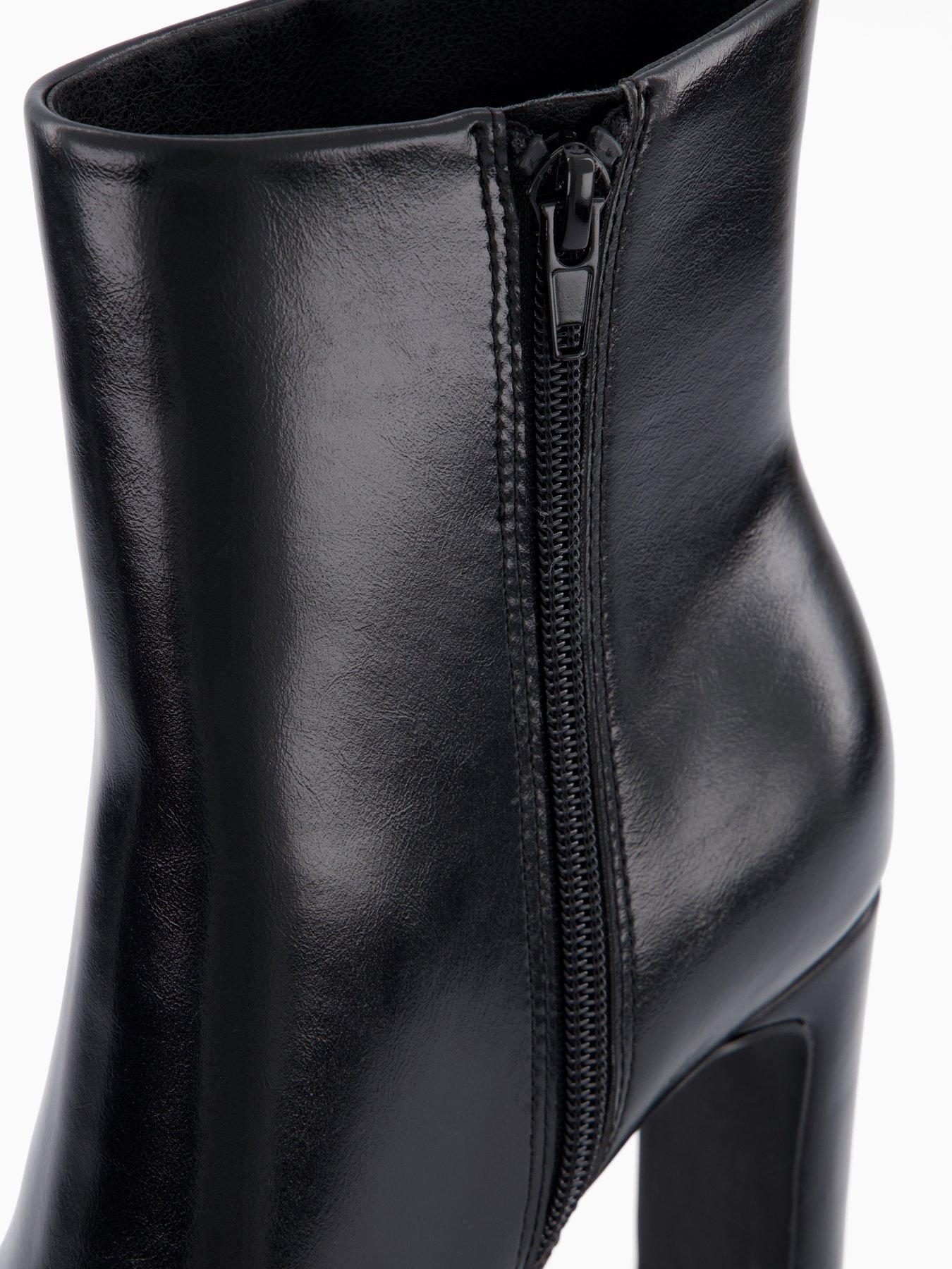 Image 5 of 6 of The Very Collection Heeled Boots - Black