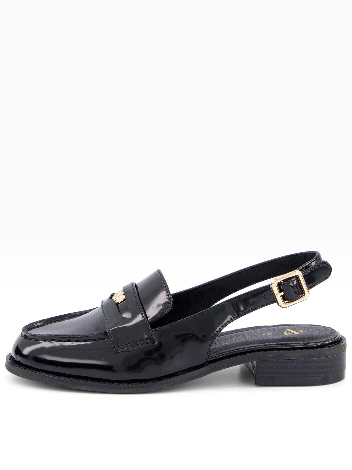 the-very-collection-sling-back-loafer-black