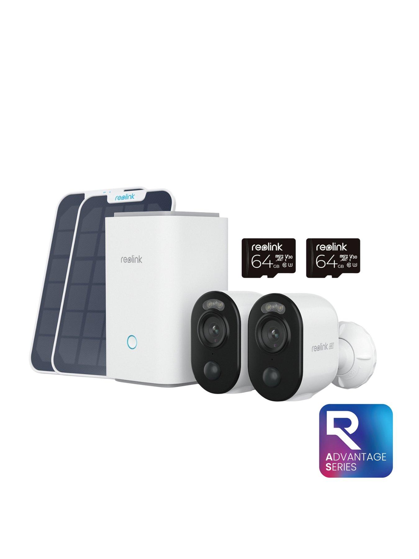 Reolink 4K Argus 3 Ultra WiFi Battery Cam 2pk + Hub + 128GB