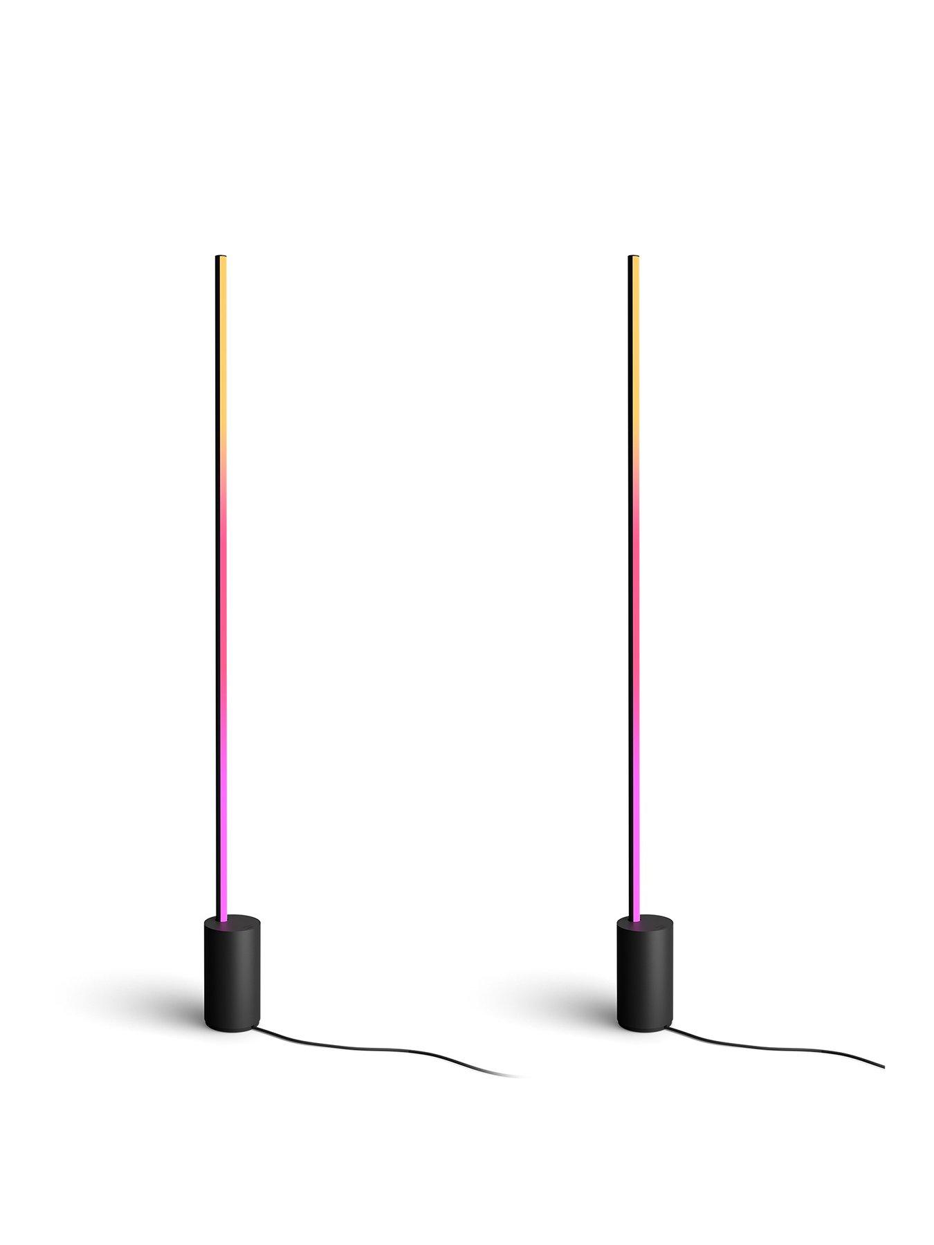 Image 1 of 7 of Philips Hue Gradient Signe floor black UK 2 Pack