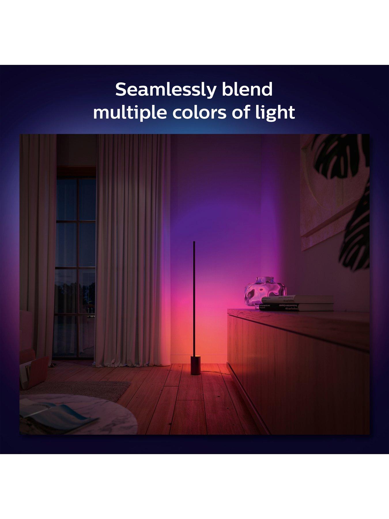 Image 2 of 7 of Philips Hue Gradient Signe floor black UK 2 Pack