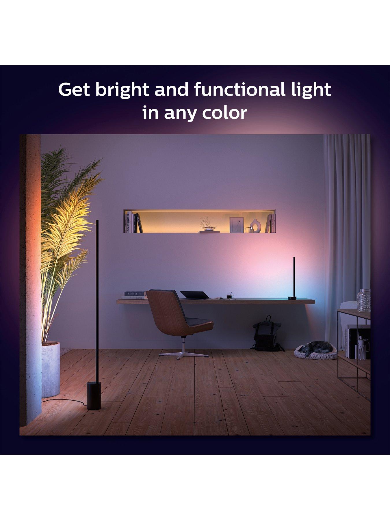 Image 4 of 7 of Philips Hue Gradient Signe floor black UK 2 Pack