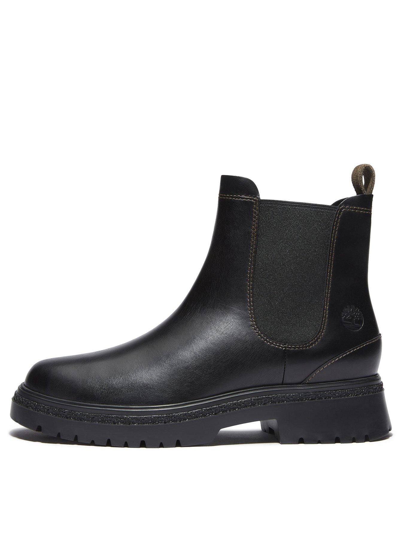 Image 1 of 7 of Timberland Cambria Valley Mid Chelsea Boot Full Grain - Black