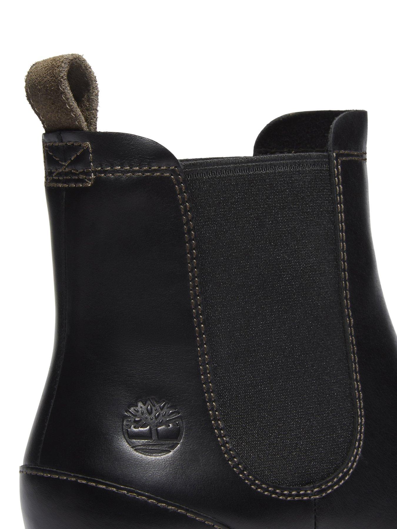 Image 6 of 7 of Timberland Cambria Valley Mid Chelsea Boot Full Grain - Black