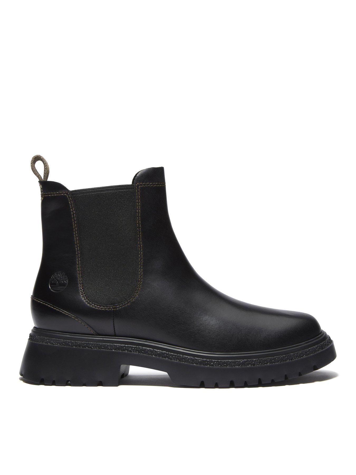 Image 7 of 7 of Timberland Cambria Valley Mid Chelsea Boot Full Grain - Black
