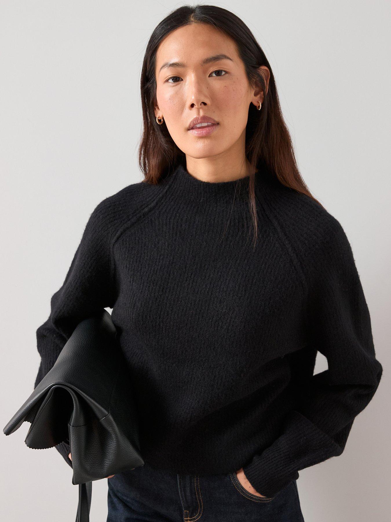 the-very-collection-style-yarn-seam-detail-funnel-neck-jumper-with-wool-blackfront