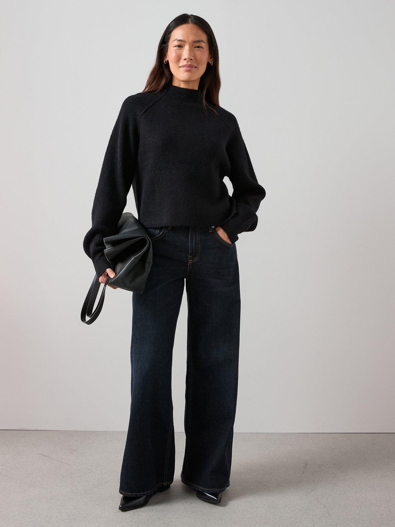 the-very-collection-style-yarn-seam-detail-funnel-neck-jumper-with-wool-blackback