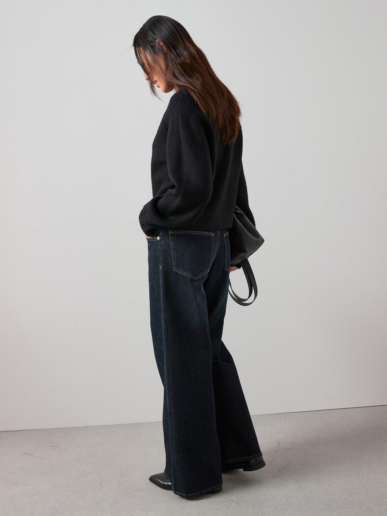 the-very-collection-style-yarn-seam-detail-funnel-neck-jumper-with-wool-blackoutfit