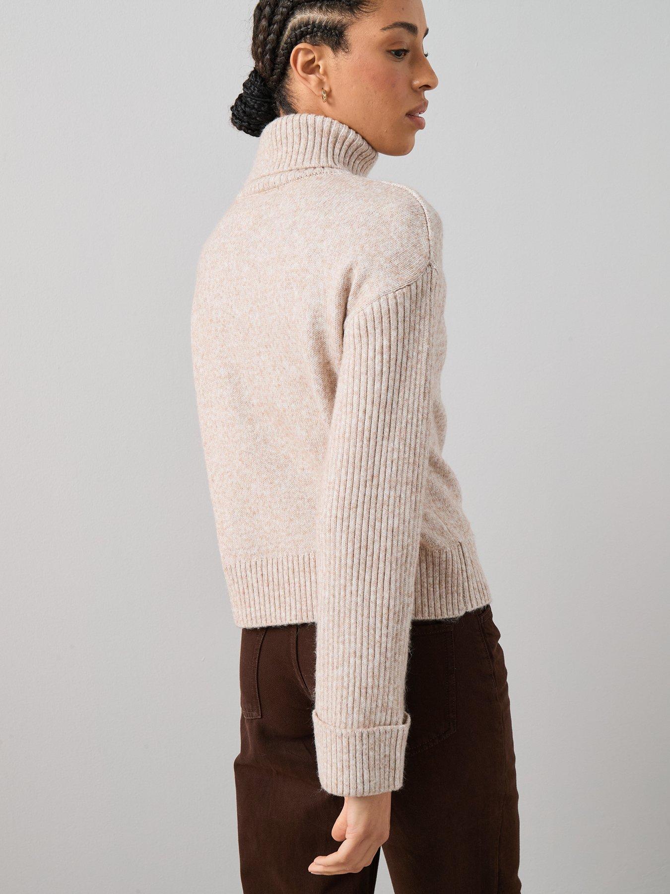 the-very-collection-timeless-yarn-roll-neck-turn-up-cuff-jumper-beigestillFront