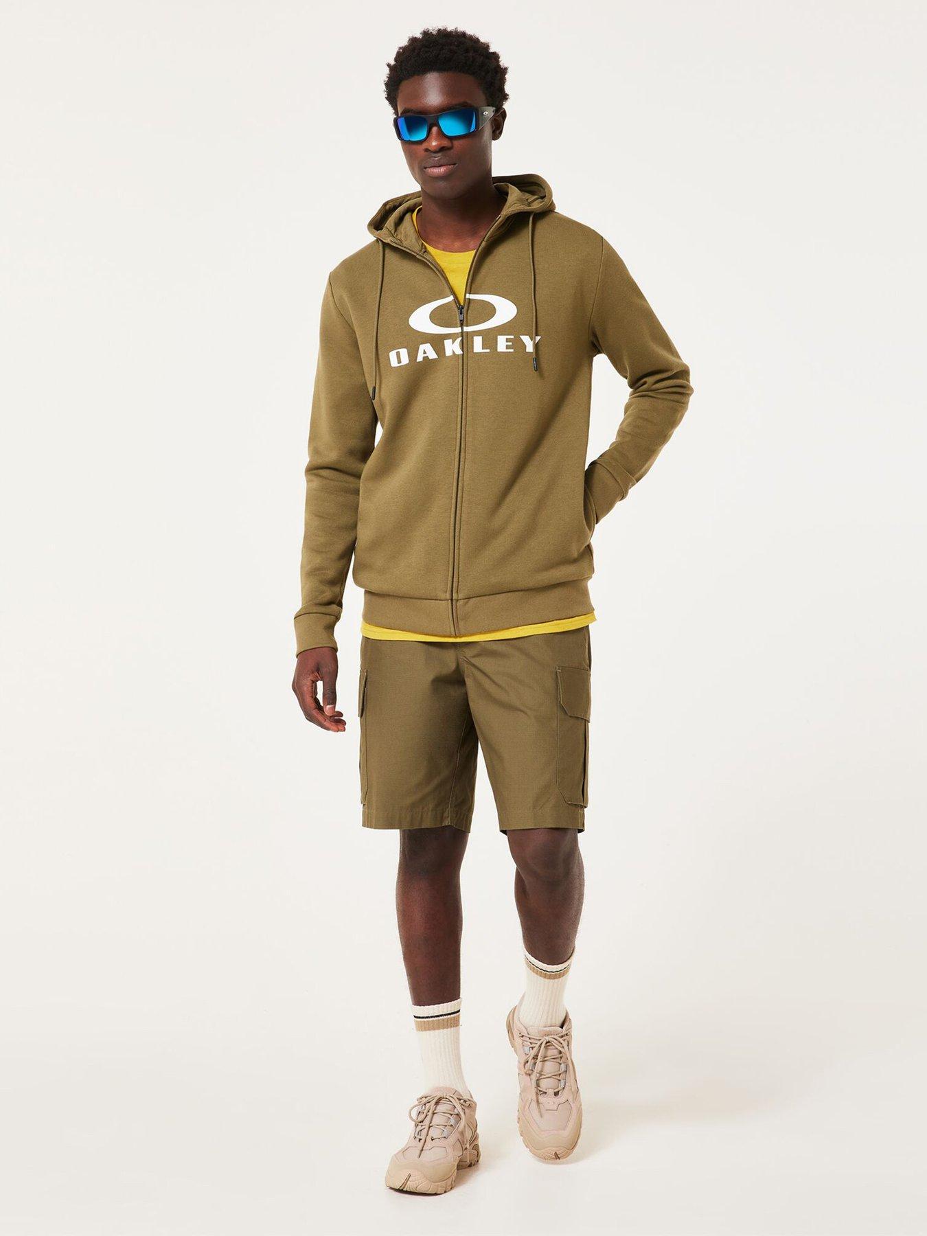 Oakley Mens Bark Full Zip Hoodie 2.0 - Green