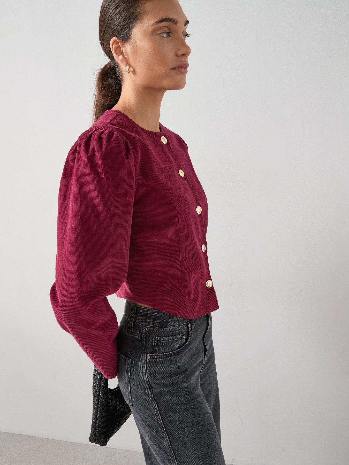 The Very Collection Cord Jacket- Red