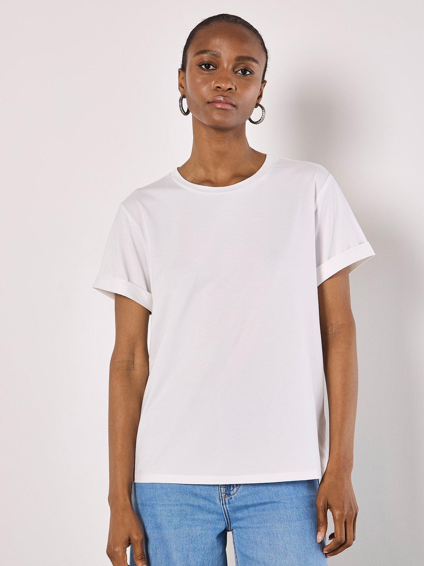 Image 1 of 5 of Apricot Basic Modal Tee